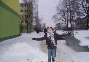 Uczniowie szkoły na Rajdzie WOŚ 9 stycznia 2010 roku