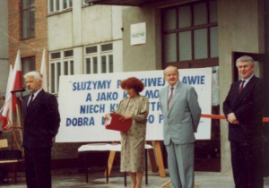 Przemawia Prezydent Miasta Zgierza dr Maciej Czajkowski